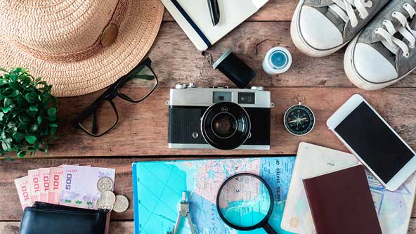 راهنمای وسایل سفر